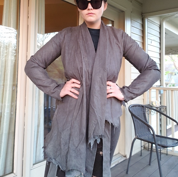 Apocalyptic Leather Jacket Goth Grunge - Picture 10 of 11